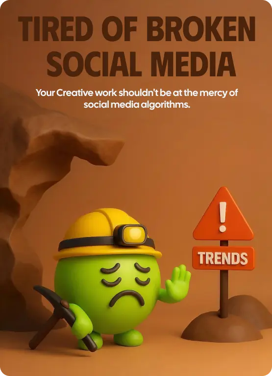 Social media frustration illustration - algorithm-driven platforms causing stress